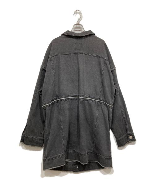PAMEO POSE（パメオポーズ）PAMEO POSE (パメオポーズ) 3WAYBIGデニムコート グレー サイズ:Ｆの古着・服飾アイテム