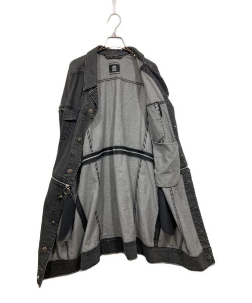 PAMEO POSE（パメオポーズ）PAMEO POSE (パメオポーズ) 3WAYBIGデニムコート グレー サイズ:Ｆの古着・服飾アイテム
