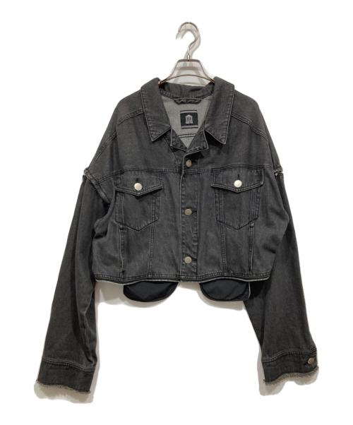 PAMEO POSE（パメオポーズ）PAMEO POSE (パメオポーズ) 3WAYBIGデニムコート グレー サイズ:Ｆの古着・服飾アイテム