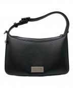 CHARLES & KEITH×bothチャールズアンドキース×ボース）の古着「ジュールレザーチェーンエンベリッシュドバッグ」｜ブラック