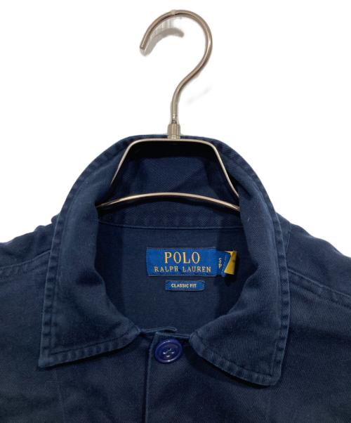 POLO RALPH LAUREN（ポロ・ラルフローレン）POLO RALPH LAUREN (ポロ・ラルフローレン) ワークジャケット ネイビー サイズ:Sの古着・服飾アイテム