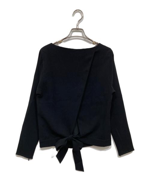 POLO RALPH LAUREN（ポロ・ラルフローレン）POLO RALPH LAUREN (ポロ・ラルフローレン) バックオープンブラウス ブラック サイズ:150/80Aの古着・服飾アイテム