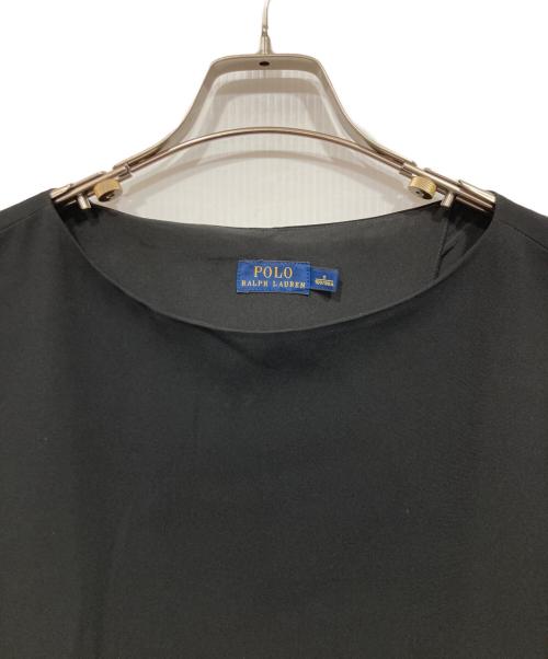 POLO RALPH LAUREN（ポロ・ラルフローレン）POLO RALPH LAUREN (ポロ・ラルフローレン) バックオープンブラウス ブラック サイズ:150/80Aの古着・服飾アイテム