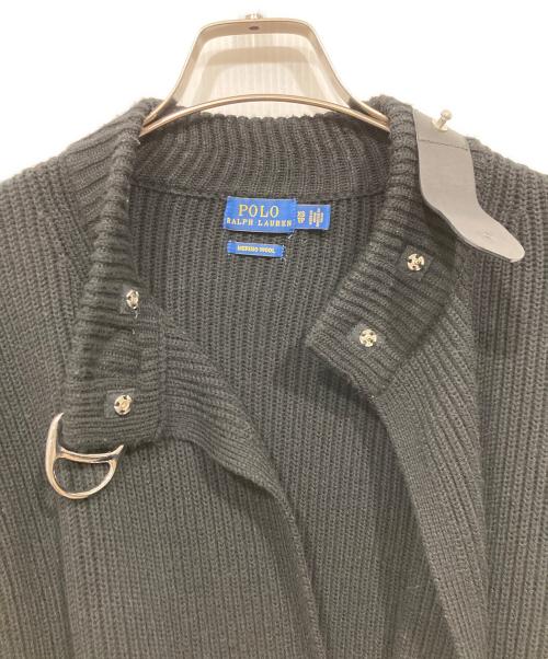 POLO RALPH LAUREN（ポロ・ラルフローレン）POLO RALPH LAUREN (ポロ・ラルフローレン) ニットカーディガン ブラック サイズ:XSの古着・服飾アイテム