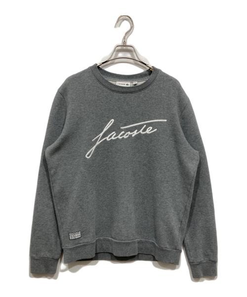 LACOSTE（ラコステ）LACOSTE (ラコステ) クルーネックスウェット グレー サイズ:Lの古着・服飾アイテム