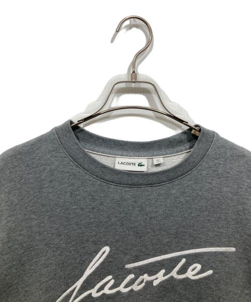 LACOSTE（ラコステ）LACOSTE (ラコステ) クルーネックスウェット グレー サイズ:Lの古着・服飾アイテム