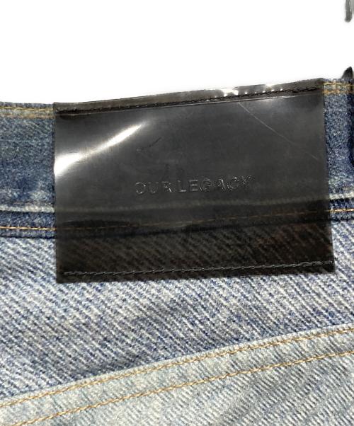 OUR LEGACY（アワーレガシー）OUR LEGACY (アワーレガシー) デニムパンツ / THIRD CUT DIGITAL DENIM PRINT ブルー サイズ:28の古着・服飾アイテム