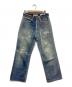 OUR LEGACY（アワーレガシー）の古着「デニムパンツ / THIRD CUT DIGITAL DENIM PRINT」｜ブルー