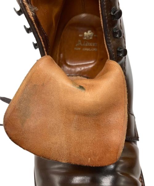 Alden（オールデン）ALDEN (オールデン) シガーコードバンプレーントゥブーツ ブラウン サイズ:8Dの古着・服飾アイテム
