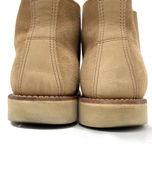 RED WING（レッドウィング）RED WING (レッドウィング) チャッカブーツ ベージュ サイズ:8 1/2の古着・服飾アイテム