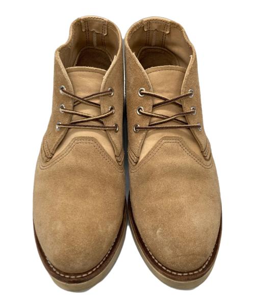 RED WING（レッドウィング）RED WING (レッドウィング) チャッカブーツ ベージュ サイズ:8 1/2の古着・服飾アイテム