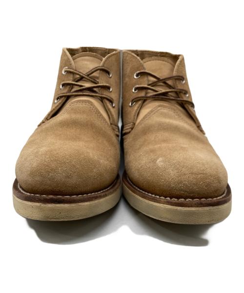 RED WING（レッドウィング）RED WING (レッドウィング) チャッカブーツ ベージュ サイズ:8 1/2の古着・服飾アイテム