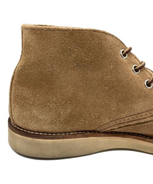 RED WING（レッドウィング）RED WING (レッドウィング) チャッカブーツ ベージュ サイズ:8 1/2の古着・服飾アイテム