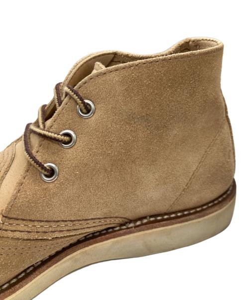 RED WING（レッドウィング）RED WING (レッドウィング) チャッカブーツ ベージュ サイズ:8 1/2の古着・服飾アイテム