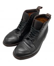 Alden（オールデン）の古着「パーフォレーテッドキャップトゥブーツ」｜ブラウン