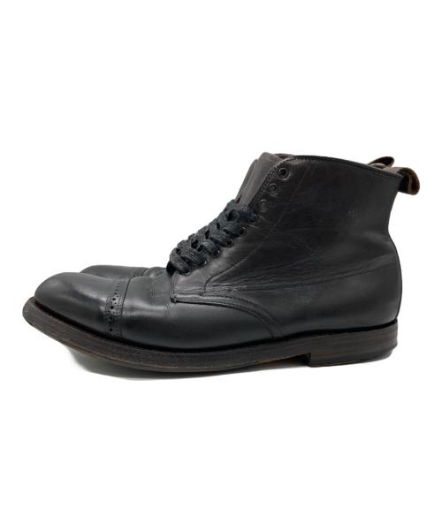 Alden（オールデン）ALDEN (オールデン) パーフォレーテッドキャップトゥブーツ ブラウン サイズ:7 1/2　Dの古着・服飾アイテム