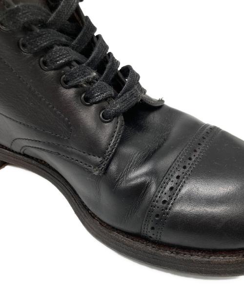 Alden（オールデン）ALDEN (オールデン) パーフォレーテッドキャップトゥブーツ ブラウン サイズ:7 1/2　Dの古着・服飾アイテム