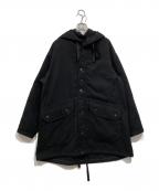 Engineered Garmentsエンジニアド ガーメンツ）の古着「マディソンパーカーフェイクメルトン / Madison Parka - Fake Melton」｜ブラック