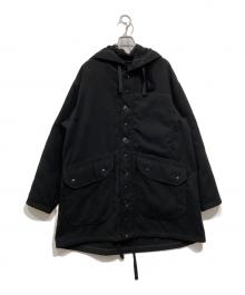 Engineered Garments（エンジニアド ガーメンツ）の古着「マディソンパーカーフェイクメルトン / Madison Parka - Fake Melton」｜ブラック