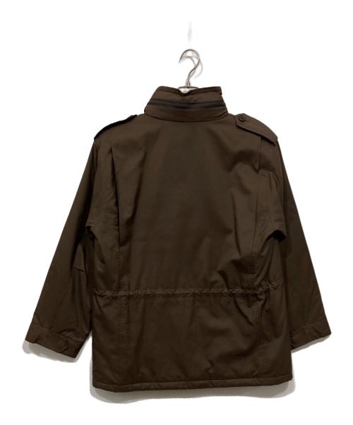 Aquascutum（アクアスキュータム）Aquascutum (アクアスキュータム) ミリタリーブルゾン ブラウン サイズ:Ｍの古着・服飾アイテム