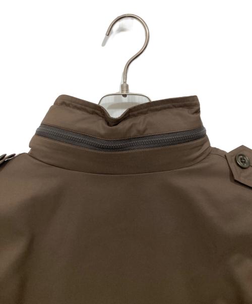 Aquascutum（アクアスキュータム）Aquascutum (アクアスキュータム) ミリタリーブルゾン ブラウン サイズ:Ｍの古着・服飾アイテム