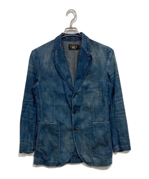 RRL（ダブルアールエル）RRL (ダブルアールエル) リネン混3Bデニムテーラードジャケット インディゴ サイズ:XSの古着・服飾アイテム