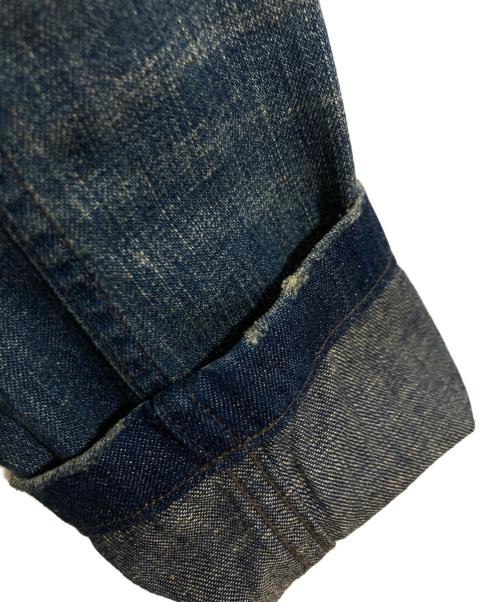 RRL（ダブルアールエル）RRL (ダブルアールエル) リネン混3Bデニムテーラードジャケット インディゴ サイズ:XSの古着・服飾アイテム