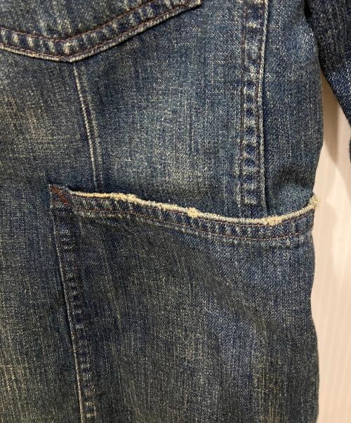 RRL（ダブルアールエル）RRL (ダブルアールエル) リネン混3Bデニムテーラードジャケット インディゴ サイズ:XSの古着・服飾アイテム