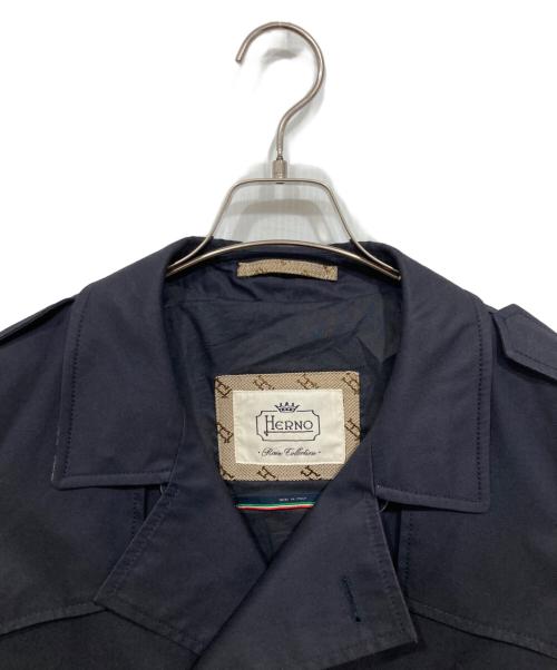HERNO（ヘルノ）HERNO (ヘルノ) トレンチコート ネイビー サイズ:46の古着・服飾アイテム