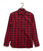 RRLダブルアールエル）の古着「チェックシャツ」｜レッド×ブラック