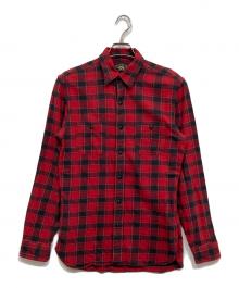 RRL（ダブルアールエル）の古着「チェックシャツ」｜レッド×ブラック
