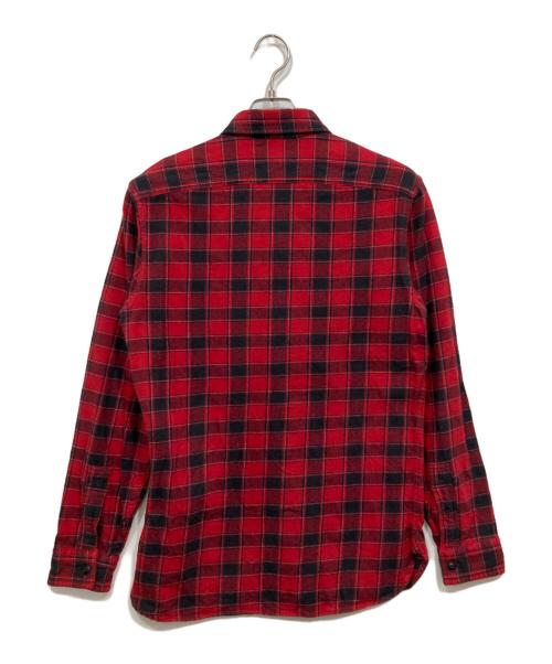 RRL（ダブルアールエル）RRL (ダブルアールエル) チェックシャツ レッド×ブラック サイズ:Sの古着・服飾アイテム