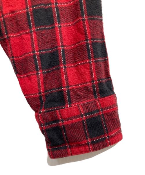 RRL（ダブルアールエル）RRL (ダブルアールエル) チェックシャツ レッド×ブラック サイズ:Sの古着・服飾アイテム