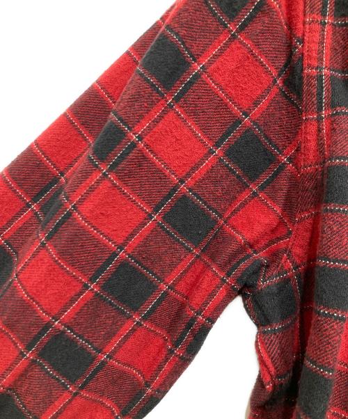 RRL（ダブルアールエル）RRL (ダブルアールエル) チェックシャツ レッド×ブラック サイズ:Sの古着・服飾アイテム