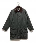 Barbourバブアー）の古着「BORDER WAXED COTTON」｜グリーン
