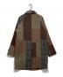 BEAMS PLUS (ビームスプラス) Harris Tweed (ハリスツイード) ハリスツイードクレイジーパターンコート ブラウン サイズ:Ｍ：13000円