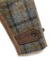 中古・古着 BEAMS PLUS (ビームスプラス) Harris Tweed (ハリスツイード) ハリスツイードクレイジーパターンコート ブラウン サイズ:Ｍ：13000円
