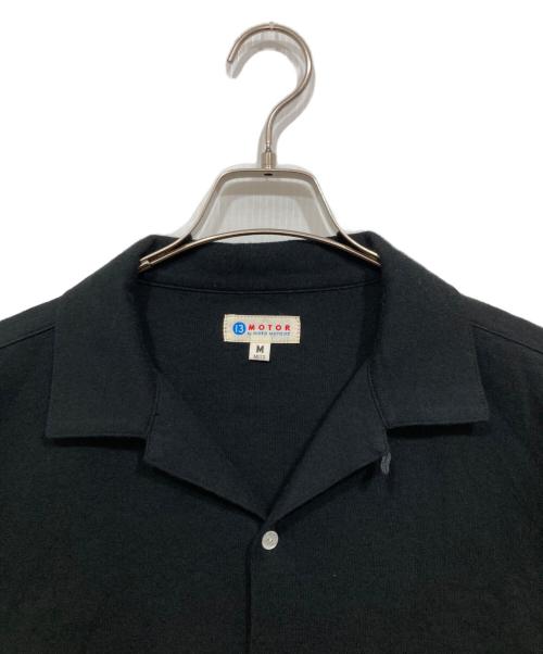 MOTOR by HIDEO MOTOIKE（ヒデオ モトイケ）MOTOR by HIDEO MOTOIKE (ヒデオ モトイケ) ニットシャツ ブラック サイズ:Mの古着・服飾アイテム