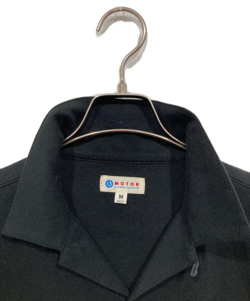 MOTOR by HIDEO MOTOIKE（ヒデオ モトイケ）MOTOR by HIDEO MOTOIKE (ヒデオ モトイケ) ニットシャツ ブラック サイズ:Mの古着・服飾アイテム
