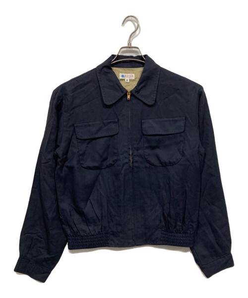 MOTOR by HIDEO MOTOIKE（ヒデオ モトイケ）MOTOR by HIDEO MOTOIKE (ヒデオ モトイケ) ジップアップブルゾン ネイビー サイズ:Ｍの古着・服飾アイテム