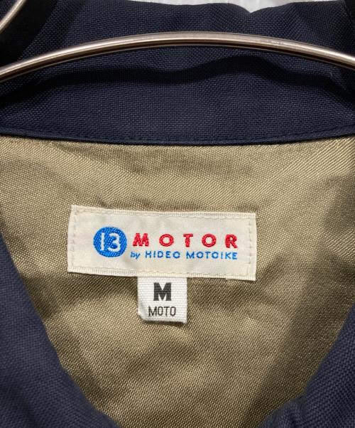 MOTOR by HIDEO MOTOIKE（ヒデオ モトイケ）MOTOR by HIDEO MOTOIKE (ヒデオ モトイケ) ジップアップブルゾン ネイビー サイズ:Ｍの古着・服飾アイテム