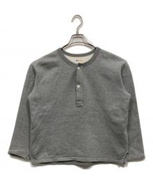 MOTOR by HIDEO MOTOIKE（ヒデオ モトイケ）の古着「ヘンリーネックスウェット」｜グレー