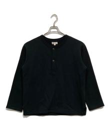 MOTOR by HIDEO MOTOIKE（ヒデオ モトイケ）の古着「ヘンリーネックスウェット」｜ブラック