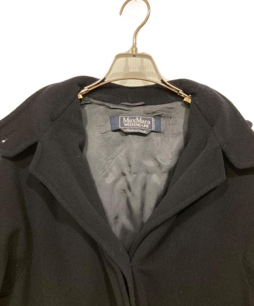 WEEKEND Max Mara（ウィークエンド マックスマーラ）Weekend Max Mara (ウィークエンド マックスマーラ) ウールコート ブラック サイズ:サイズ記載なしの古着・服飾アイテム