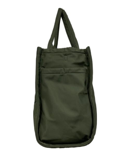 MARC JACOBS（マークジェイコブス）MARC JACOBS (マークジェイコブス) THE PUFFY NYLON MEDIUM TOTE オリーブの古着・服飾アイテム