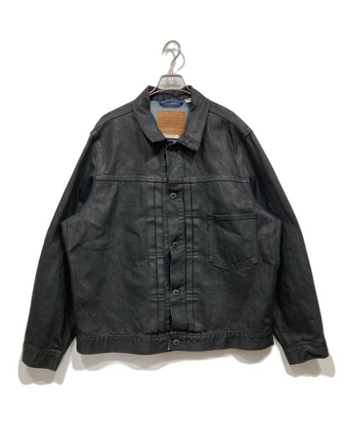 LEVI'S PReMIUM（リーバイス プレミアム）LEVI'S PReMIUM (リーバイス プレミアム) BIOTOP (ビオトープ) TYPE 1 TRUCKER JACKET ブラック×ブルー サイズ:XLの古着・服飾アイテム