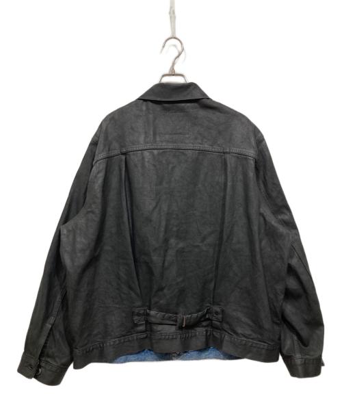 LEVI'S PReMIUM（リーバイス プレミアム）LEVI'S PReMIUM (リーバイス プレミアム) BIOTOP (ビオトープ) TYPE 1 TRUCKER JACKET ブラック×ブルー サイズ:XLの古着・服飾アイテム