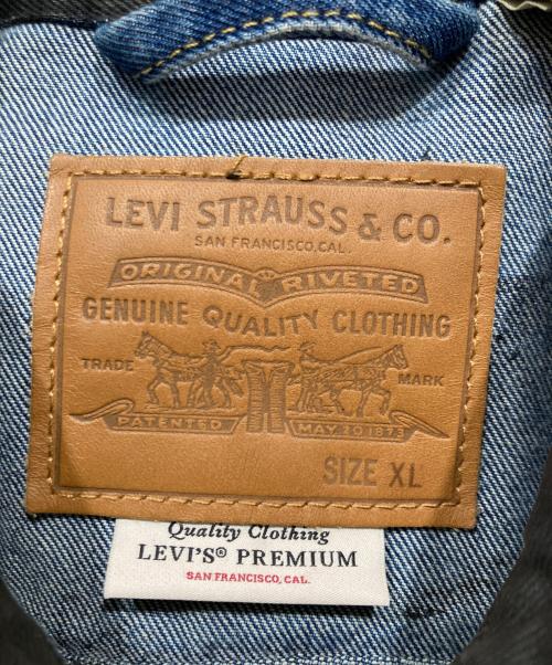 LEVI'S PReMIUM（リーバイス プレミアム）LEVI'S PReMIUM (リーバイス プレミアム) BIOTOP (ビオトープ) TYPE 1 TRUCKER JACKET ブラック×ブルー サイズ:XLの古着・服飾アイテム