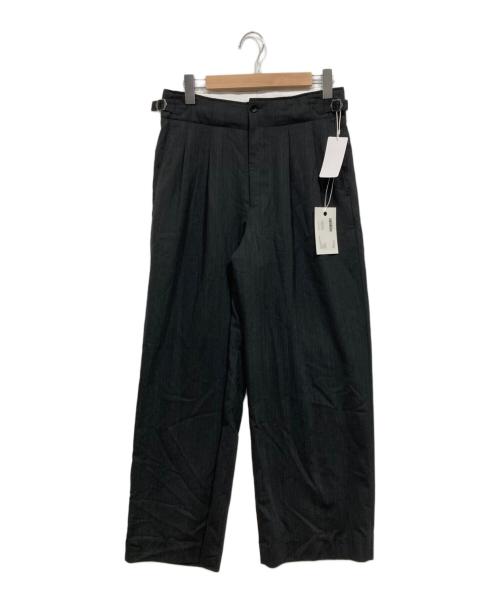 MARKA（マーカ）MARKA (マーカ) TWO TUCK MILITARY TROUSERS グレー サイズ:1の古着・服飾アイテム