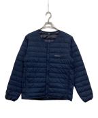 mont-bellモンベル）の古着「スペリオダウンラウンドネックジャケット」｜ネイビー